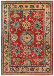 Firebrick Kazak 4' 11 x 6' 11 - SKU 73246