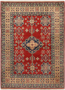 Firebrick Kazak 4' 11 x 6' 8 - SKU 73249