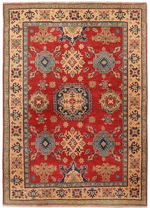 Red Kazak 4' 9 x 6' 10 - SKU 73250