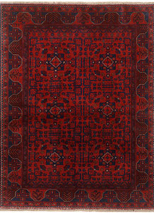 Firebrick Khal Mohammadi 4' 10 x 6' 4 - SKU 73288