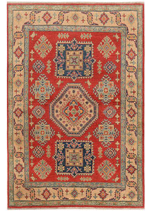 Red Kazak 4' 9 x 6' 10 - SKU 73347