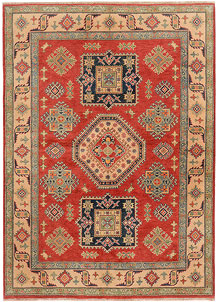 Red Kazak 4' 11 x 6' 11 - SKU 73350