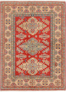 Red Kazak 4' 11 x 6' 8 - SKU 73352
