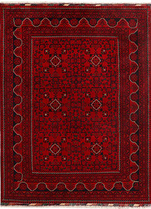 Firebrick Khal Mohammadi 4' 11 x 6' 5 - SKU 73398