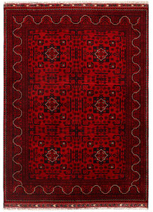 Firebrick Khal Mohammadi 4' 10 x 6' 8 - SKU 73405
