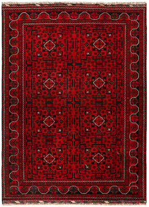 Firebrick Khal Mohammadi 4' 9 x 6' 7 - SKU 73410