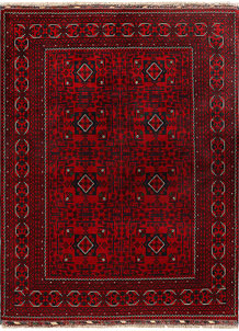 Firebrick Khal Mohammadi 4' 11 x 6' 6 - SKU 73415
