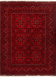 Firebrick Khal Mohammadi 4' 10 x 6' 5 - SKU 73417