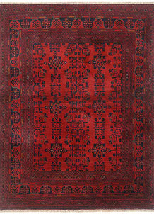 Firebrick Khal Mohammadi 4' 8 x 6' 6 - SKU 73897